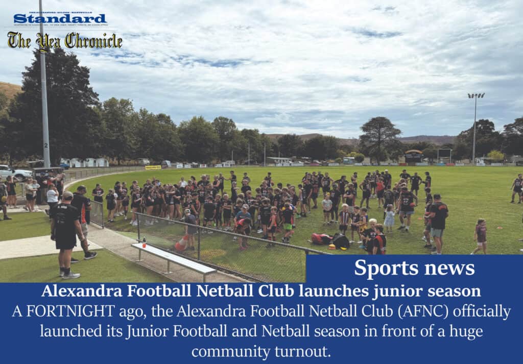 Alexandra Football Netball Club launches junior season