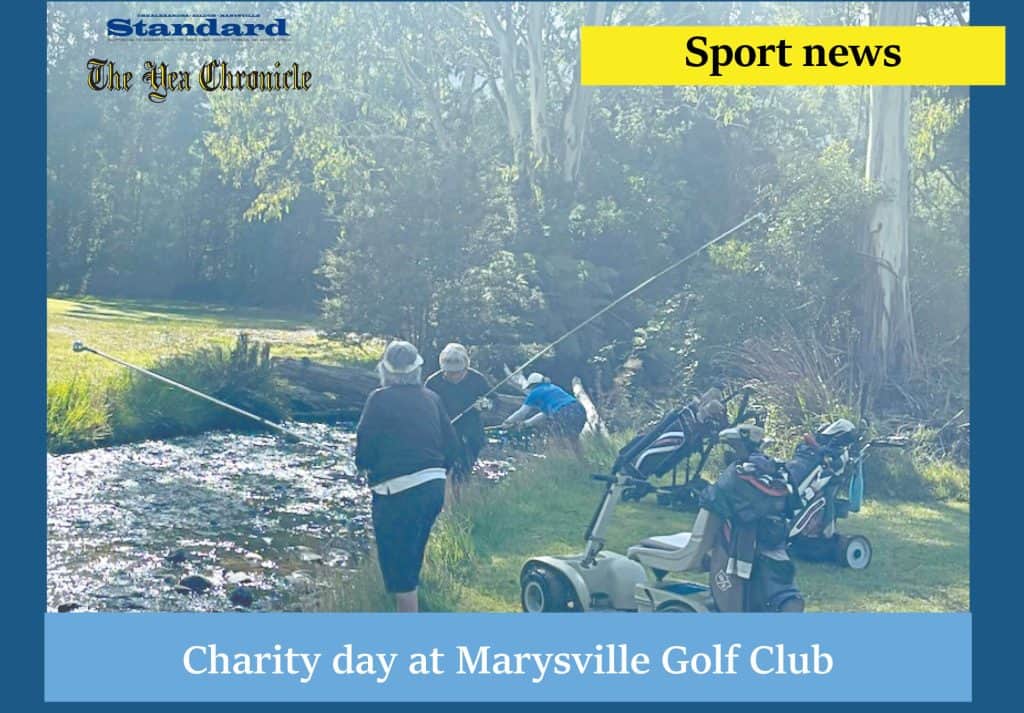 Charity day at Marysville Golf Club