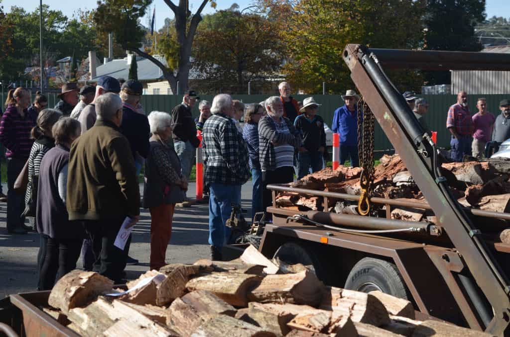 Over $8000 raised from Alexandra Community Wood Auction