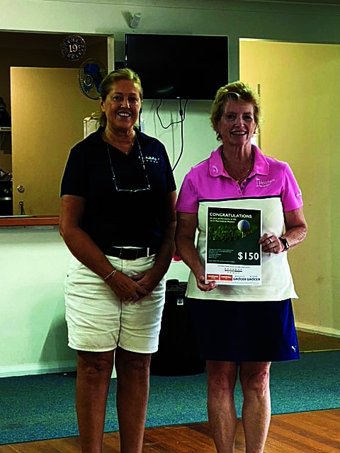 Golf Cathie Harper and Barb Doyle