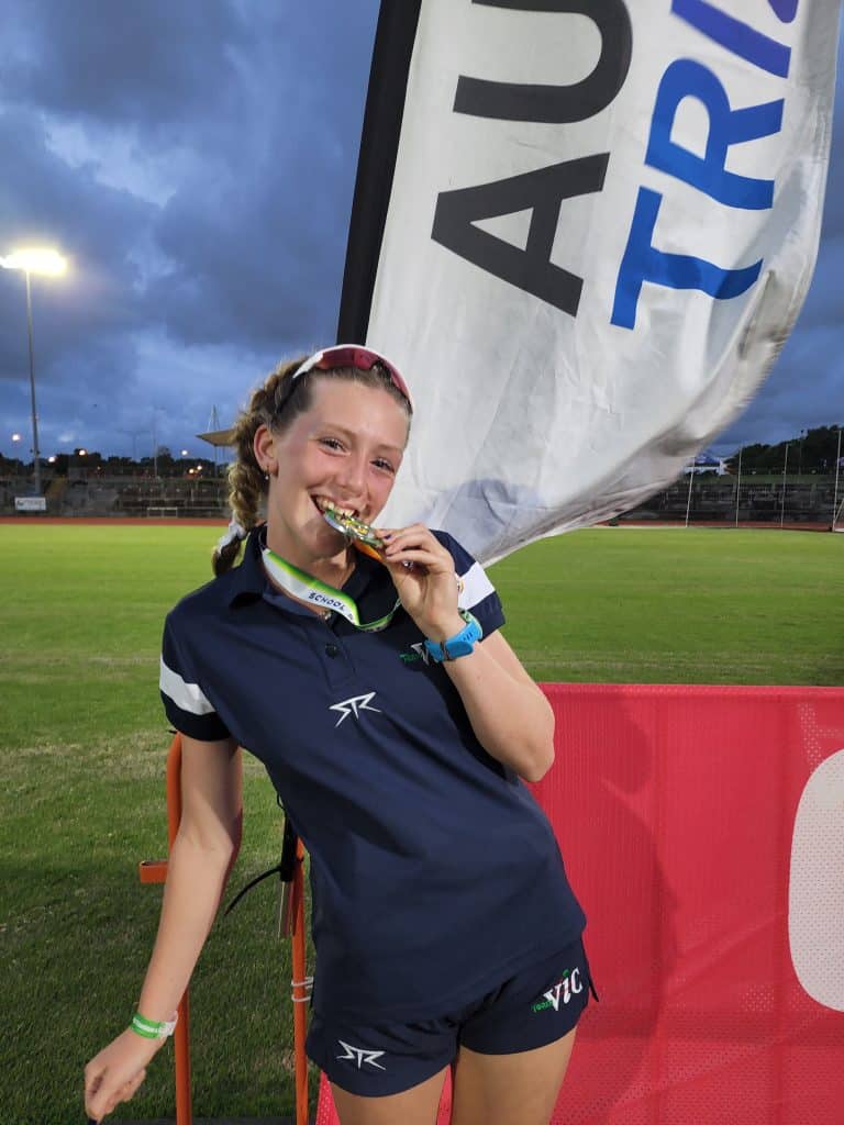 ASC student Koa Parker competes in triathlon events in Queensland