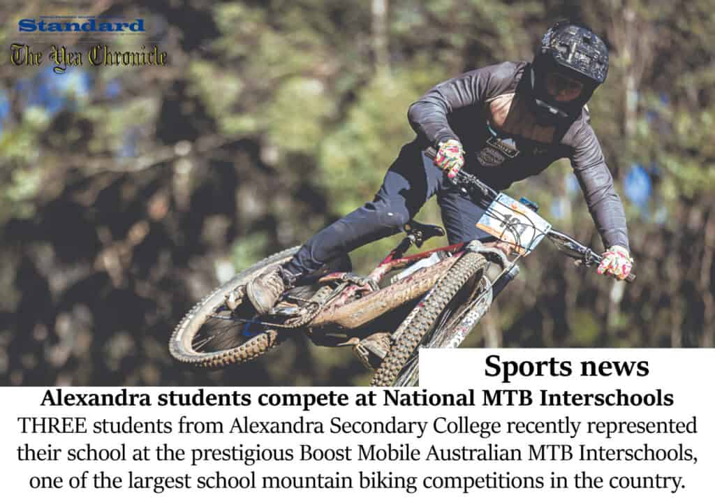 Alexandra students compete at National MTB Interschools