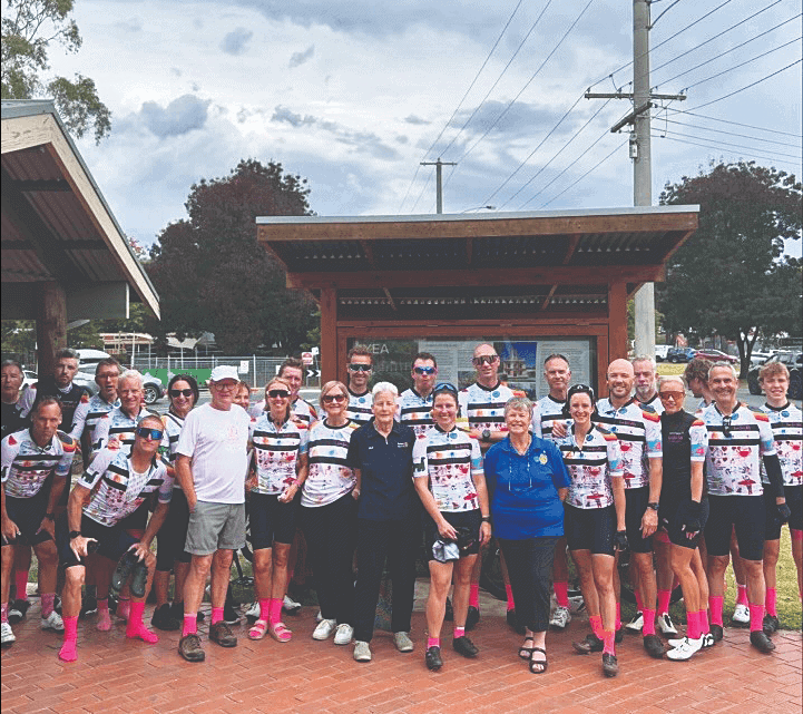 Ride for cancer research lunches in Yea