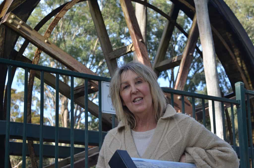 Strath Creek Water Wheel in Pioneer Reserve restored