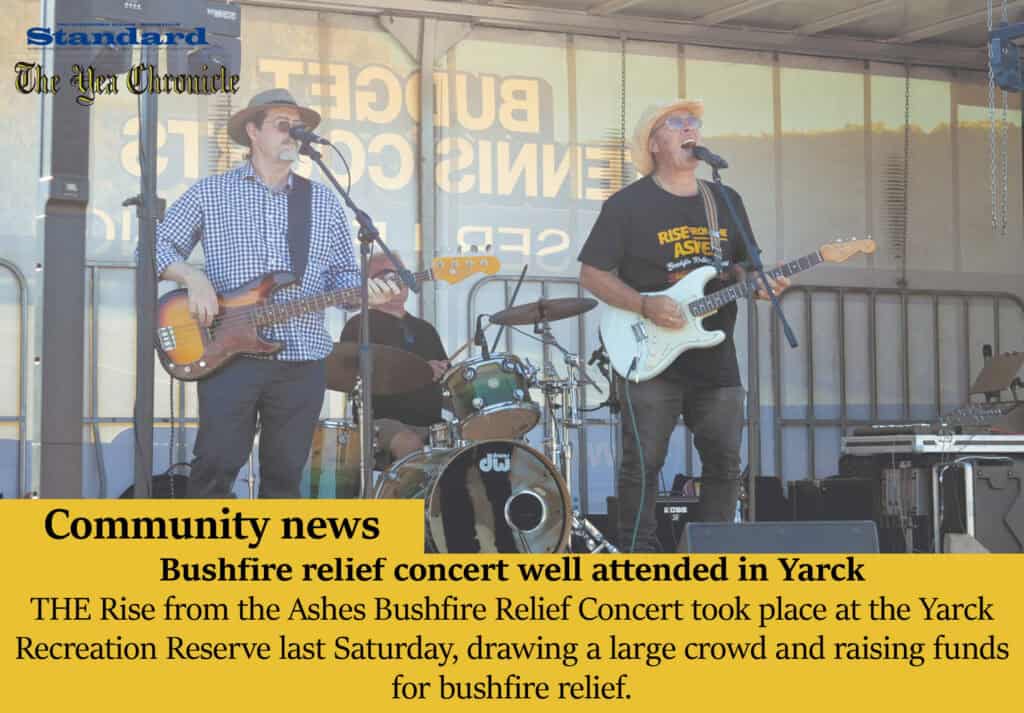 Bushfire relief concert well attended in Yarck