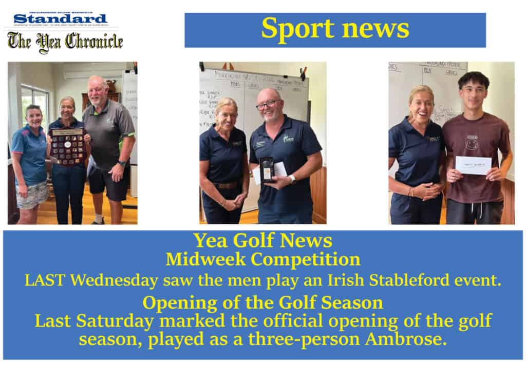 Official opening of the golf season at Yea Golf Club