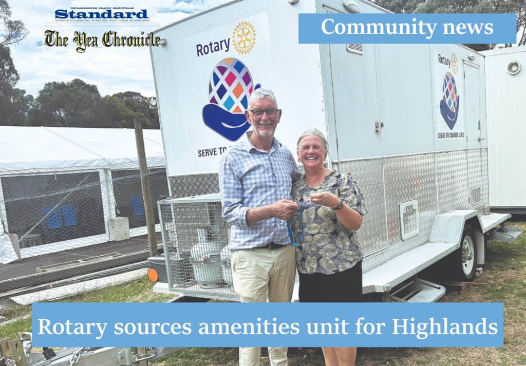 Rotary sources amenities unit for Highlands