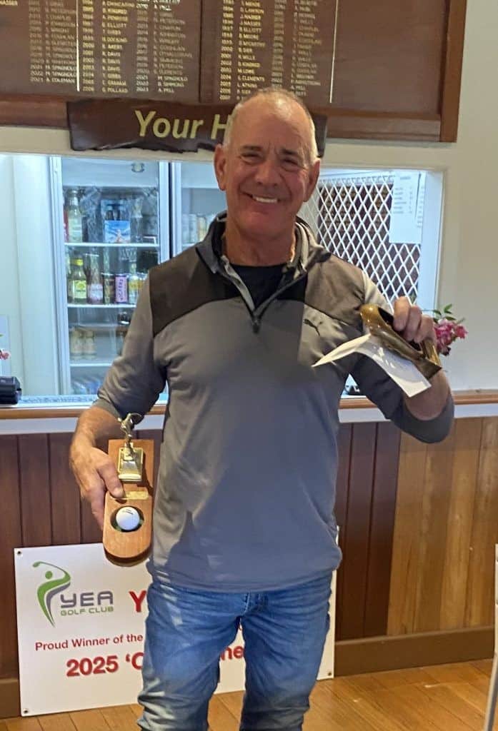 Prideaux Cup to Greg at Yea Golf Club