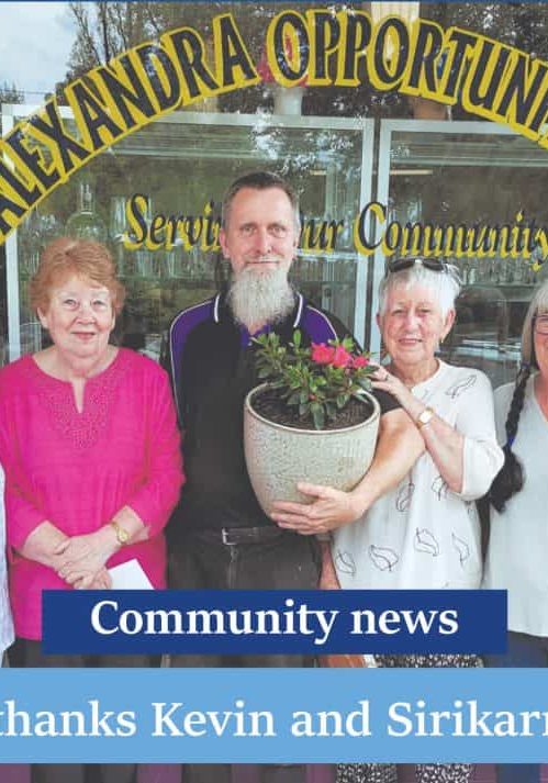 Op shop thanks Kevin and Sirikarn Mortley