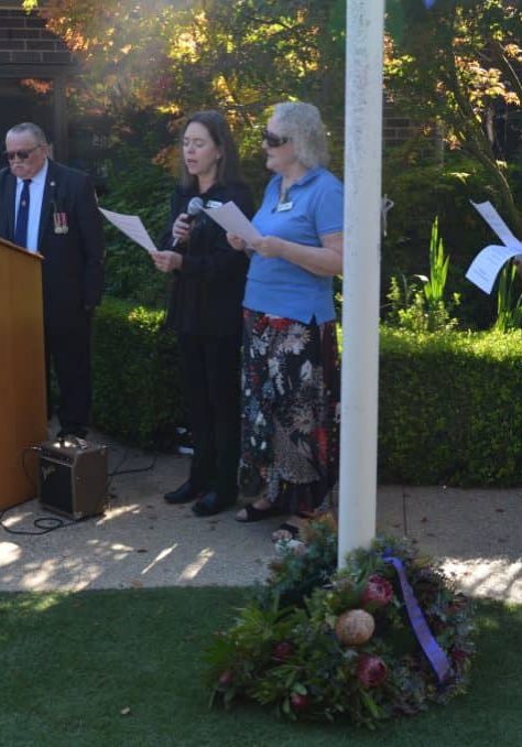 Anzac Day at Kellock Lodge