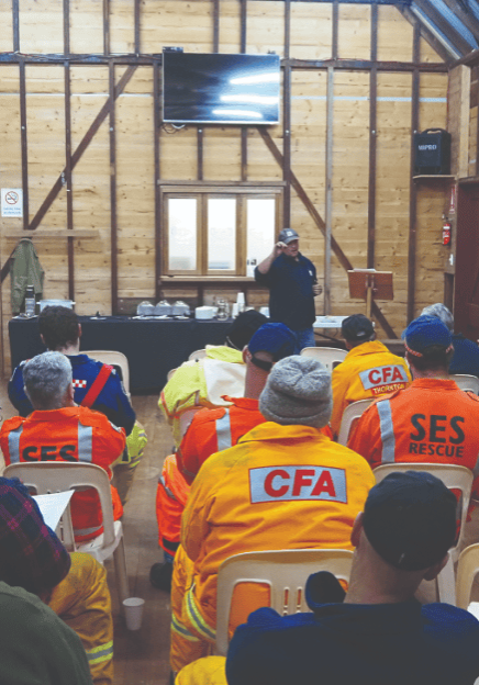 Night strike training in Fawcett