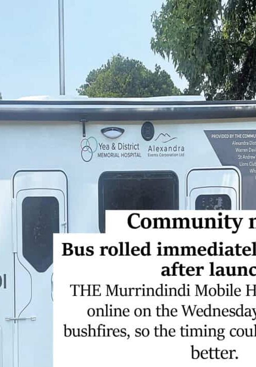 Bus rolled immediately into action after