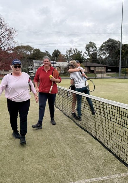 Cold weather for ladies winter tennis rounds