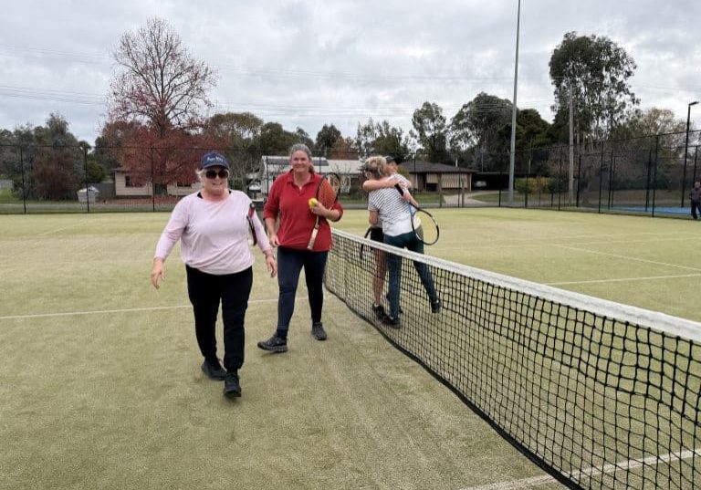 Cold weather for ladies winter tennis rounds