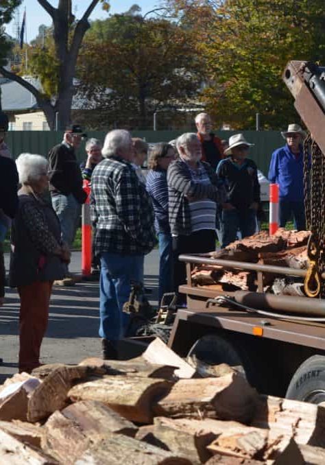 Over $8000 raised from Alexandra Community Wood Auction