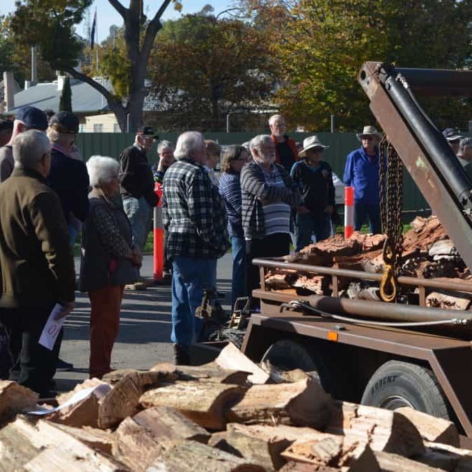 Over $8000 raised from Alexandra Community Wood Auction