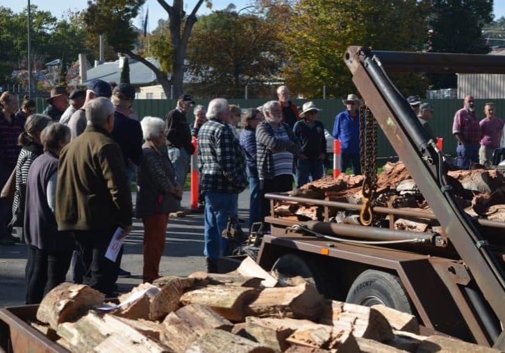 Over $8000 raised from Alexandra Community Wood Auction