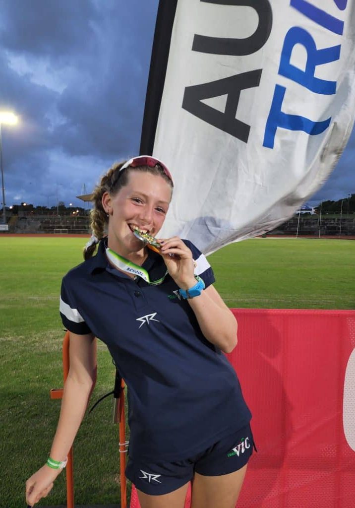 ASC student Koa Parker competes in triathlon events in Queensland