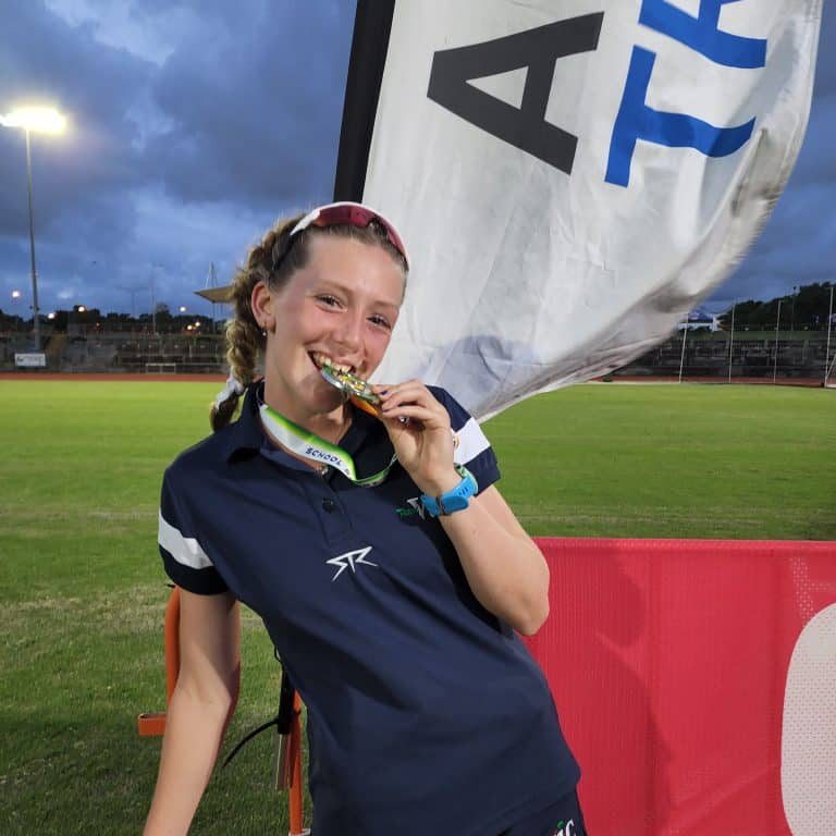 ASC student Koa Parker competes in triathlon events in Queensland