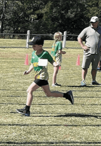 One of the heats in the Murrindindi Little Aths ‘gift’ race. One of the heats in the Murrindindi Little Aths ‘gift’ race.