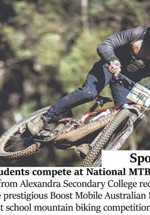 Alexandra students compete at National MTB Interschools