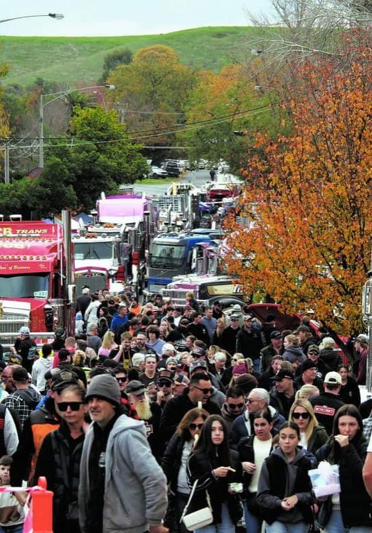 A great crowd at the truck show