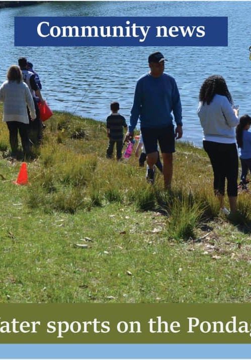 Water sports on the Pondage