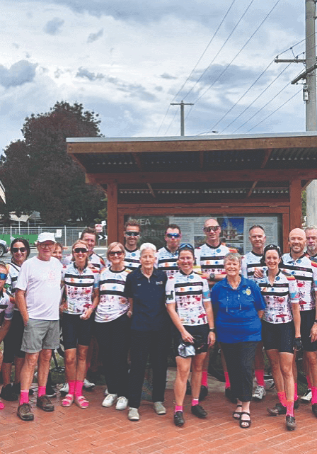 Ride for cancer research lunches in Yea