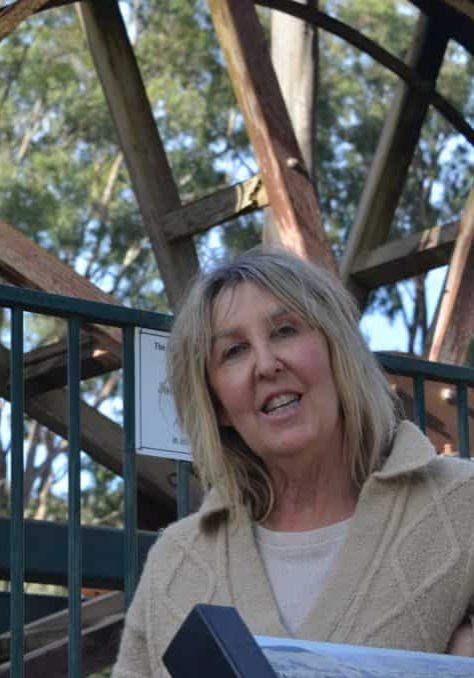 Strath Creek Water Wheel in Pioneer Reserve restored