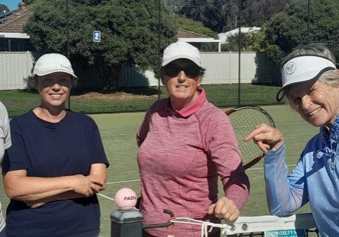 Winter tennis kicks off with pretty in pink theme