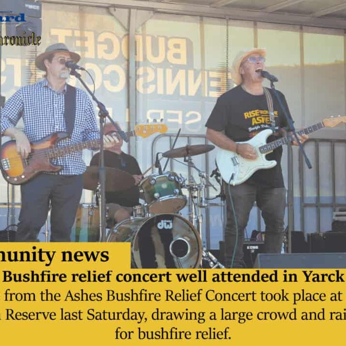 Bushfire relief concert well attended in Yarck