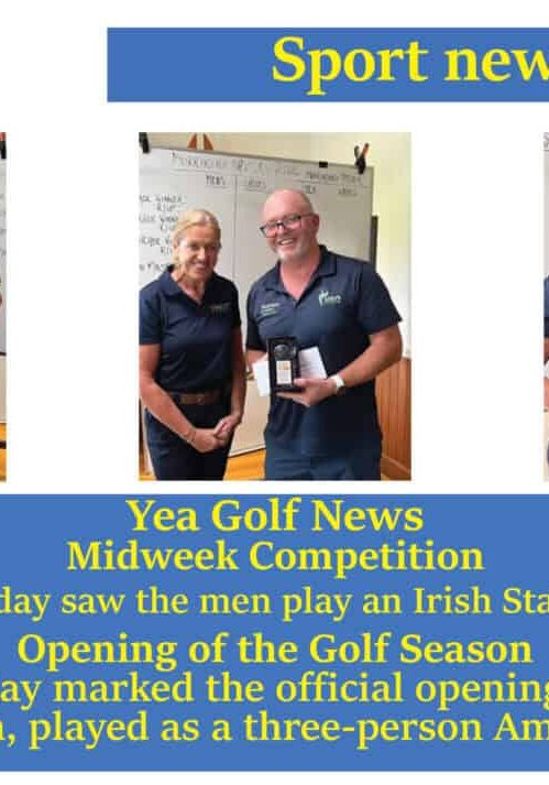 Official opening of the golf season at Yea Golf Club