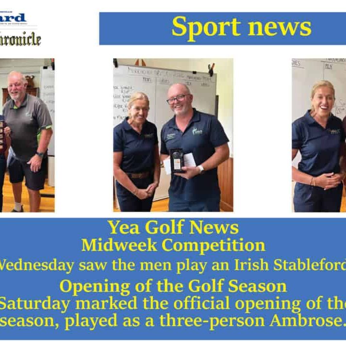 Official opening of the golf season at Yea Golf Club