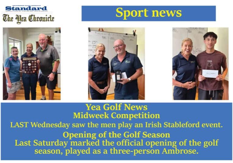 Official opening of the golf season at Yea Golf Club