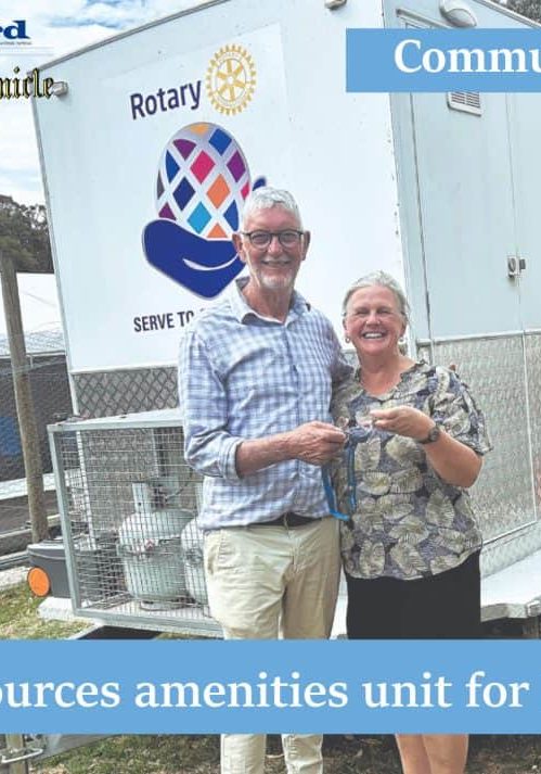 Rotary sources amenities unit for Highlands