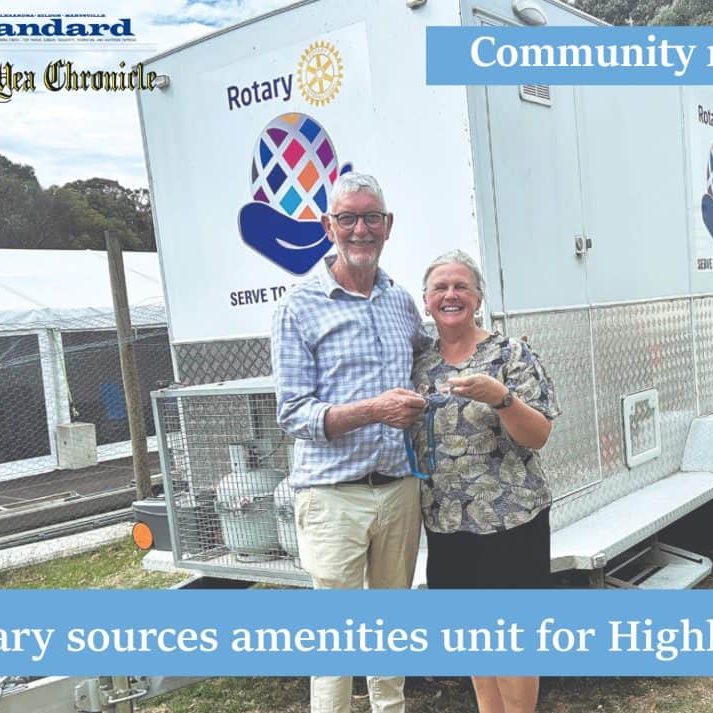 Rotary sources amenities unit for Highlands
