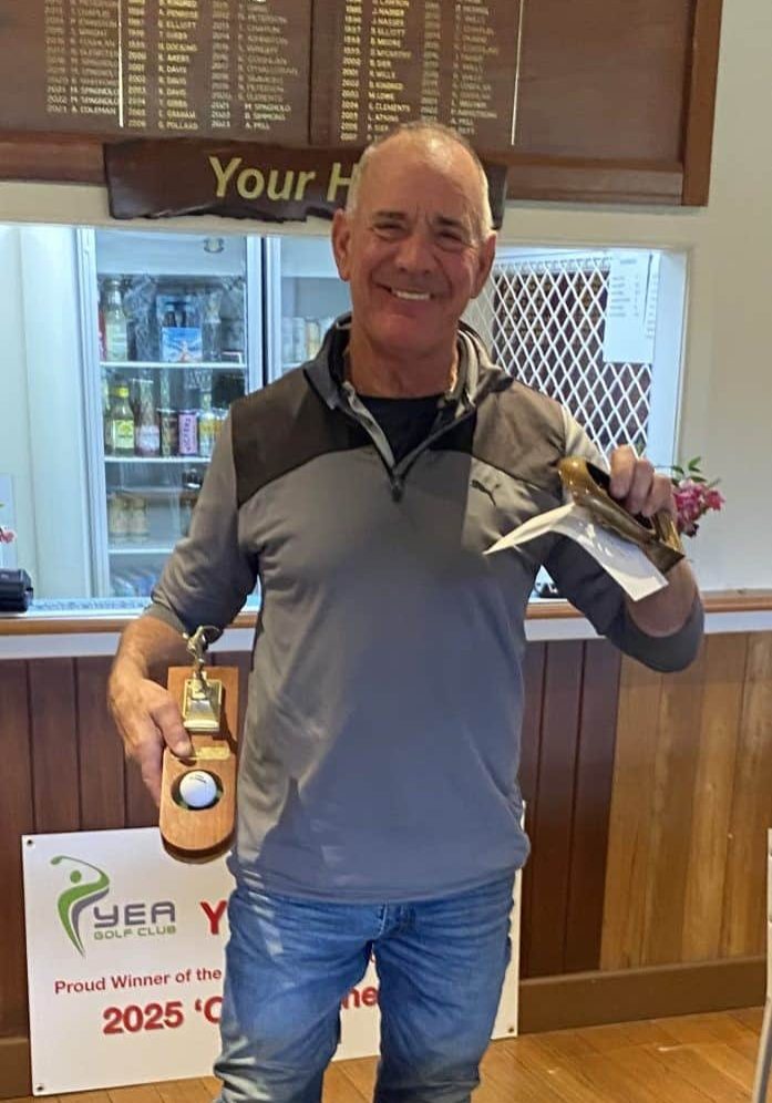 Prideaux Cup to Greg at Yea Golf Club