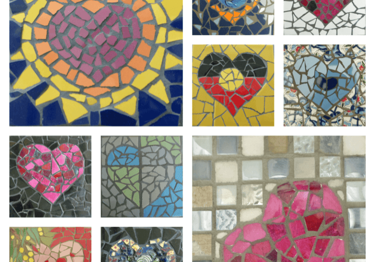 Heartfelt mosaics brighten fire recovery from Taggerty