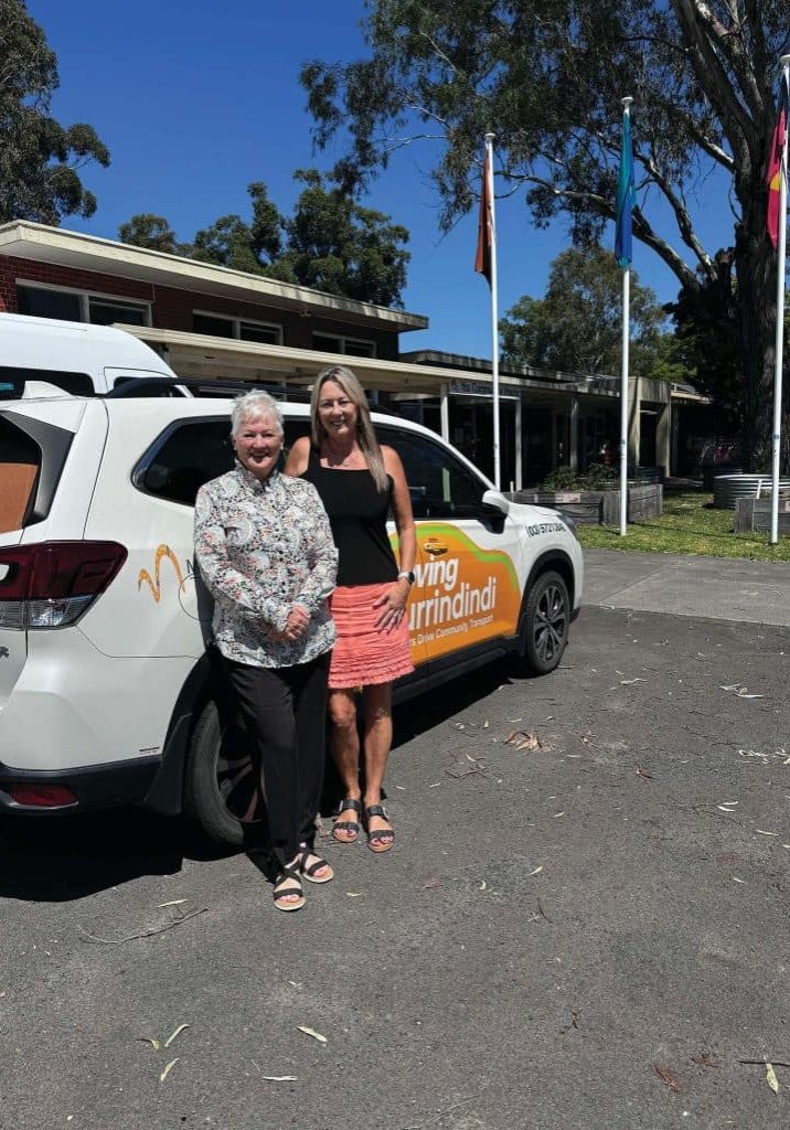 commvol (1) Yea's volunteer drivers, Val Howard and Simone Sier.
