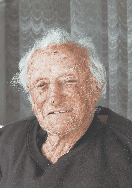 Dick Dashwood keeping busy at 94 Dick Dashwood keeping busy at 94