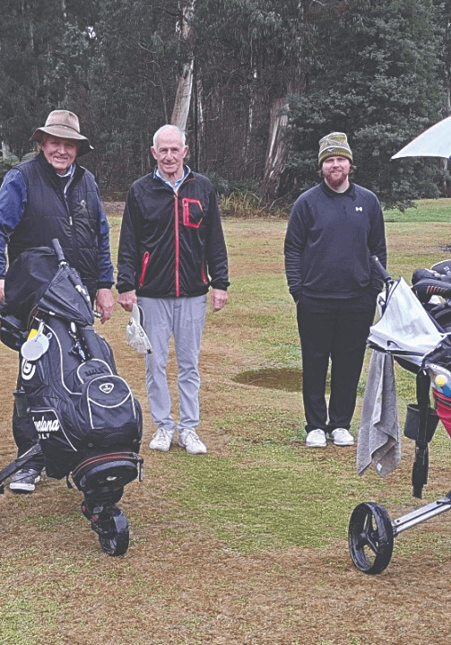 Seven golfers brave the weather at Marysville Golf Club Seven golfers brave the weather at Marysville Golf Club