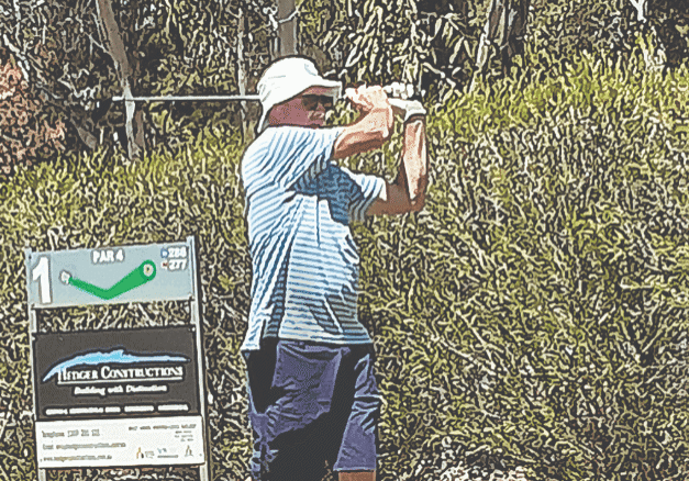 Fine weather and work on a green rebuild at Alexandra Golf Club