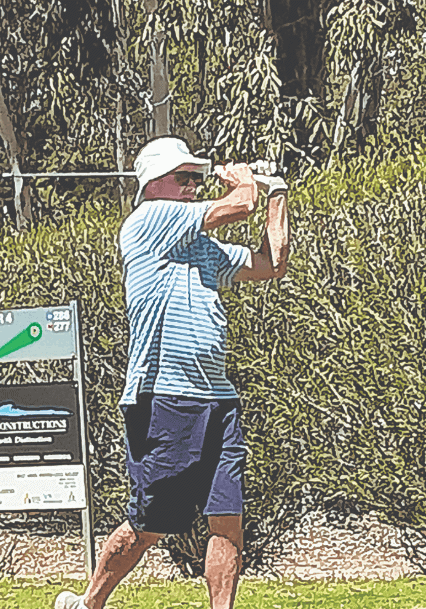 Fine weather and work on a green rebuild at Alexandra Golf Club