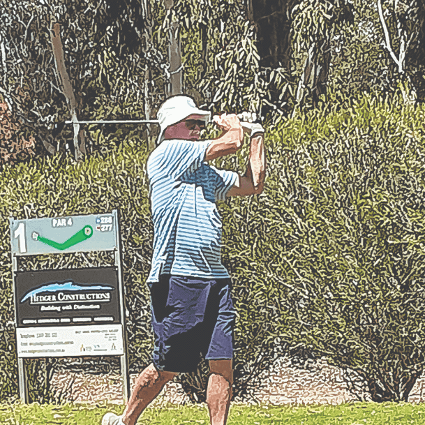 Fine weather and work on a green rebuild at Alexandra Golf Club
