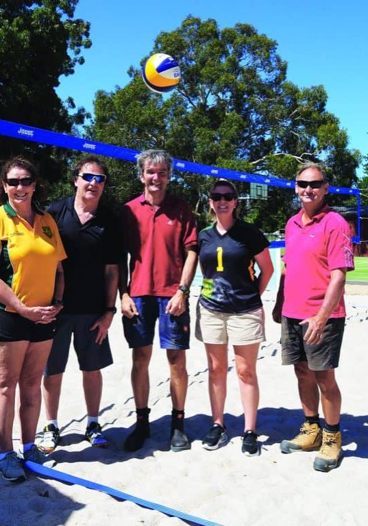 Pic: Anne Nadj, George Nadj, Lachie Morrison, Allie Crouch and Darrell Hedger. Pic: Anne Nadj, George Nadj, Lachie Morrison, Allie Crouch and Darrell Hedger.