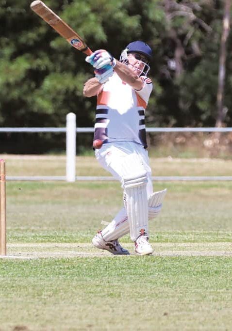 Brett (Fraser-McGurk) Christie smoking another ball in B grade.