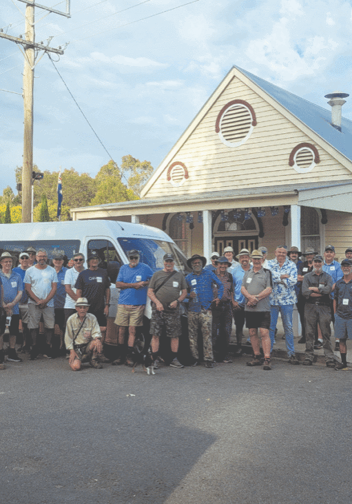 Man Walk visits Yarck for special outing