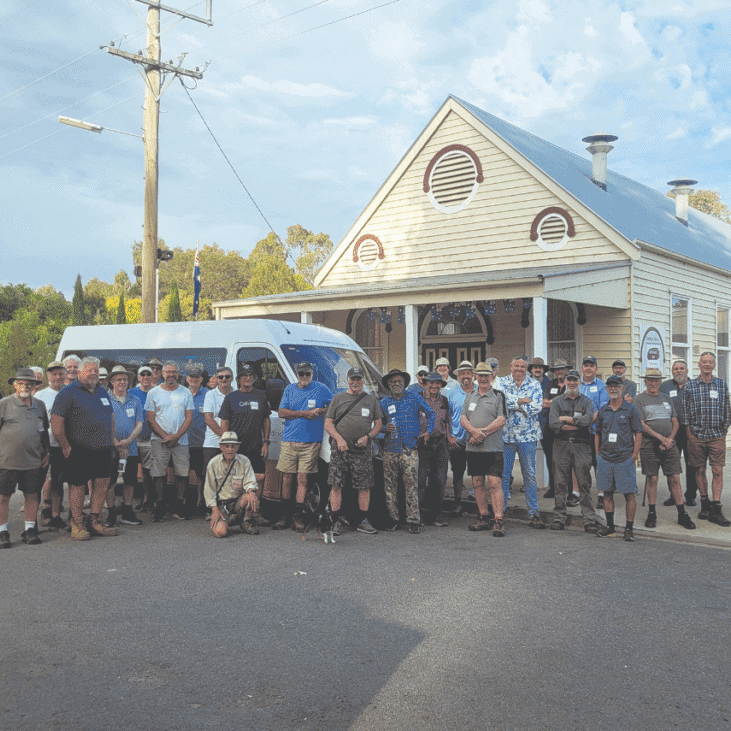 Man Walk visits Yarck for special outing