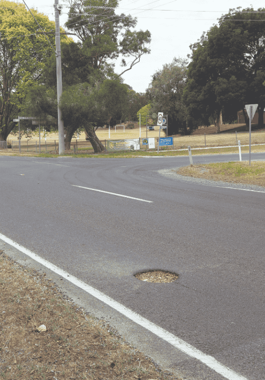 Potholes: We're tyred of this Potholes: We're tyred of this