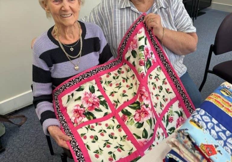 Beautiful quilts for Darlingford residents